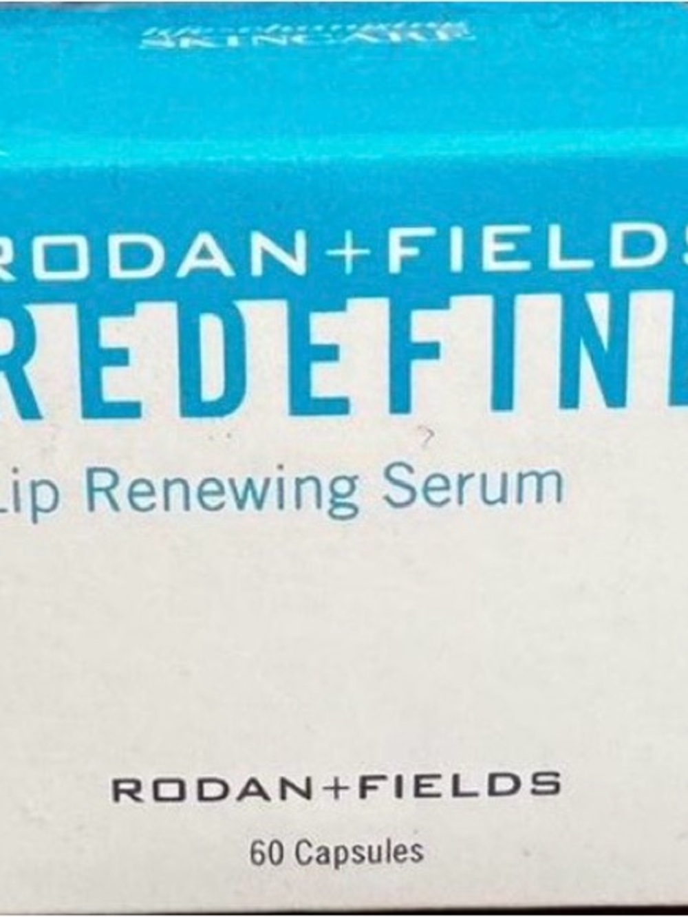 Rodan + Fields REDEFINE Lip Renewing Serum - Turquoise & White Packaging